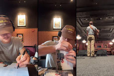Signing a bunch of thangs