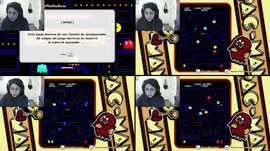 jugando al Pacman// Spanish and English stream :)