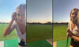 AT THE DRIVING RANGE