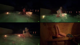 GOON TIME.  A short stream from the jacuzzi!  its dark out