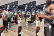 Getting clapped at the gym