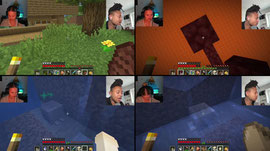 Playing Minecraft w/ Cole