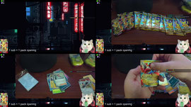 Opening some Pokemon packs then we out