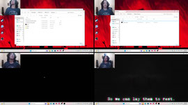 playing fnaf fangames for a little