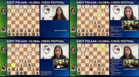 Jugando contra JUDIT POLGAR