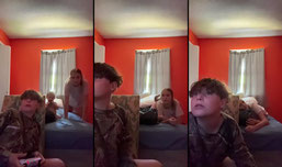 playing the PlayStation/babysitting