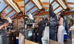 Chilling at the Coffee Stand