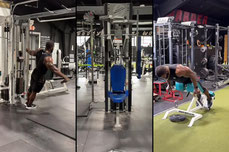 Live back workout Train with me💪