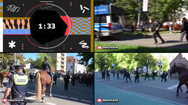 Polizei greift durch! "Merz muss weg" & Antifa Gegendemo Teil 2 München 26.9.26