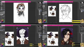 Sketching Comms down arc