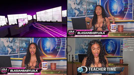 LOLA NEWS REPORTING LIVE: STREAMER TEA + TEACHER TIME 👀📚