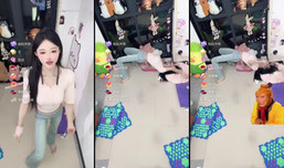 小心心，前空翻