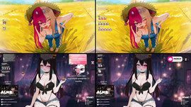 ❤LIVE 3DIO❤ Anubis girl helps you sleep~ kisses, earlicks, soft talking and more ♥