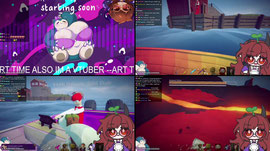 FIH with @no_oj @ohaim @skellypops @kibahhhhh @thatbigginge  !links  !shop !Bodypillow #breastawareness