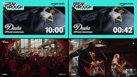 Amazon Music Presents Breakthrough Live with Dasha. Sponsored by !LISTERINE®