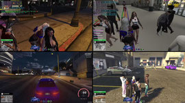 JADE AND SKII OUTSIDDEEE!!! GTA RP COME FWM!!