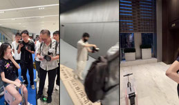 国庆舒然在杭州车展搬砖