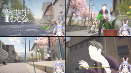 たんぽぽです、耐えます。【ホロライブ/兎田ぺこら】