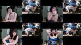 18+ goth in lingerie getting ready 420 chatting ;P