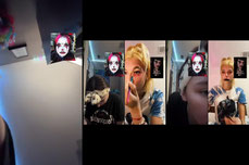 Halloween make up!!￼