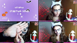 spooky season is here...come haunt me♡makeup time !discord !throne !socials