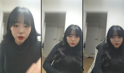 신입여캠 첫방송 식사미션 14,15