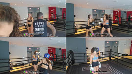 Training woah Vicky 🥊🥊