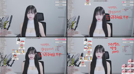 신입여캠2일차❤ 검스 가터벨트...ㅗㅜㅑ