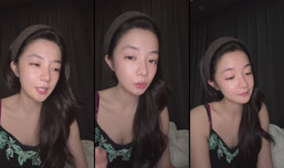 在剧组，休闲一下聊聊天