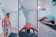yoga a morning stretch