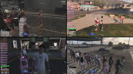 JADE AND SKII OUTSIDDEEE!!! GTA RP COME FWM!!