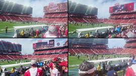 quick chit chat from Levi stadium