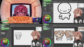 SPOOKY ART TIME! ⋆˚⟡ ૮・ﻌ・ა |  !ADV !socials !discord !merch !clown !glasses