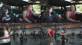 gym with dad! yay! discord server in bio