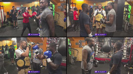 Jay Emmanuel Thomas Puts PK Humble Through His Paces 🥊 Boxing Training LIVE