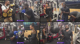 Emmanuel Thomas and Anthony Yarde put PK Humble Through His Paces 🥊 Boxing Training LIVE