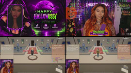 ♡ HORROR NIGHT ♡ | HALLOWUSSY NIGHT 3 |  NEW EMOTE !clockit