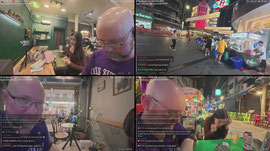Thursty Thursday S01E28: Chinatown street foodge with @CherLostHome and @ButtonsSar  \/ Bangkok, Thailand 🇹🇭 /\ !cap !drinks