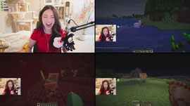 BEATING MINECRAFT WITH 1 SHARED HEART | Live on !YouTube |  @quarterjade247