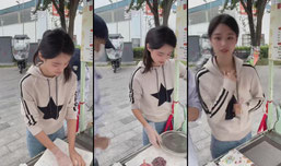 退役女团重生摆摊卖饭团……