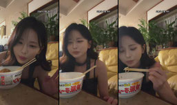 같이 야식먹어용🤍잠깐만!일본인