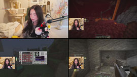 BEATING MINECRAFT WITH 1 SHARED HEART | Live on !YouTube |  @quarterjade247