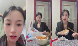 婉正在直播