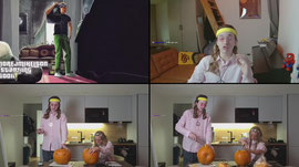 🎃SPOOKY SCARY🎃Carving Pumpkins w Sis👻Back home👻