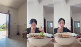婉正在直播