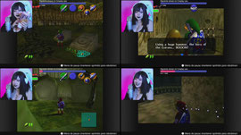 jugando zelda con la gótica