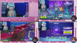 ministream de fortnite con cosplay (Celebrando mi aniversario de twitch)