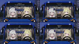 6시 냐냐와 새라의 퇴근버스🚌 맛춤법 사연!