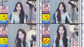 아프에서 귀한 청순컨셉 여캠. 줜나 이쁨 개불의상 아니고 핑크룩