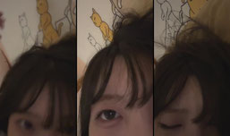 잔다.